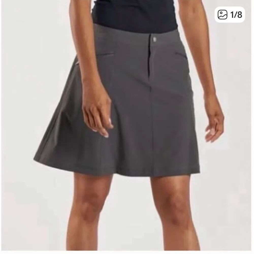 Title Nine Swingtastic Gray Skort sz 14 EUC